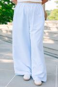 Easy To Style Pants, Blue Stripe