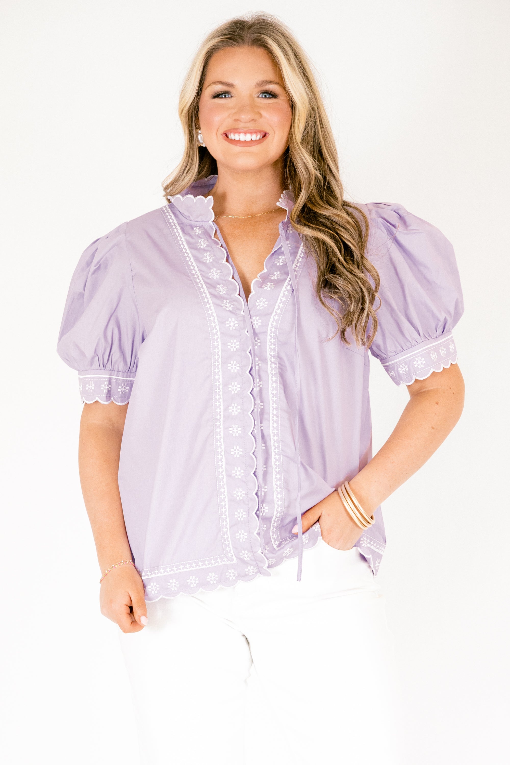 Effortless Grace Top, Lavender
