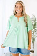 Effortlessly Easy Top, Mint