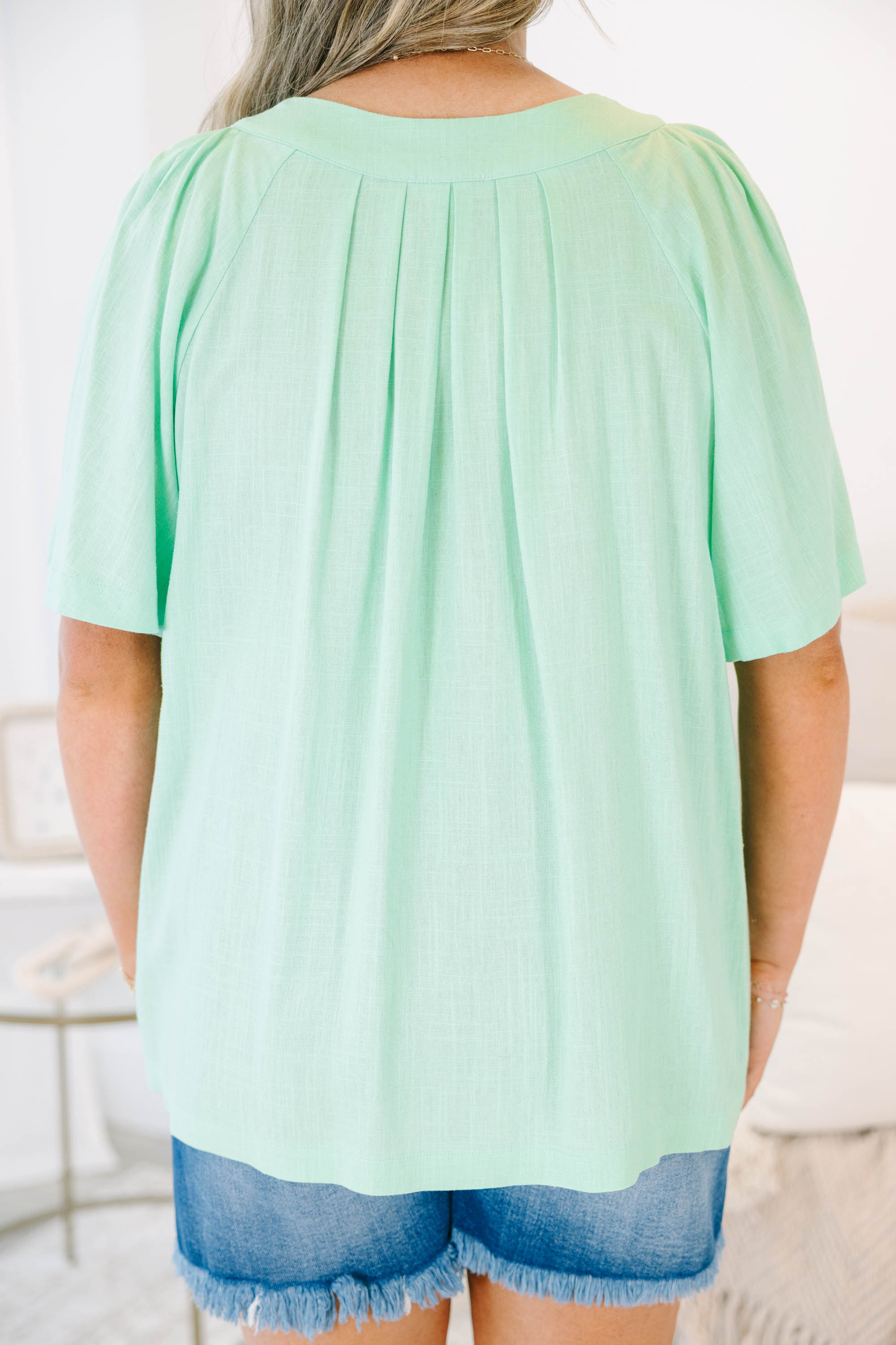 Effortlessly Easy Top, Mint
