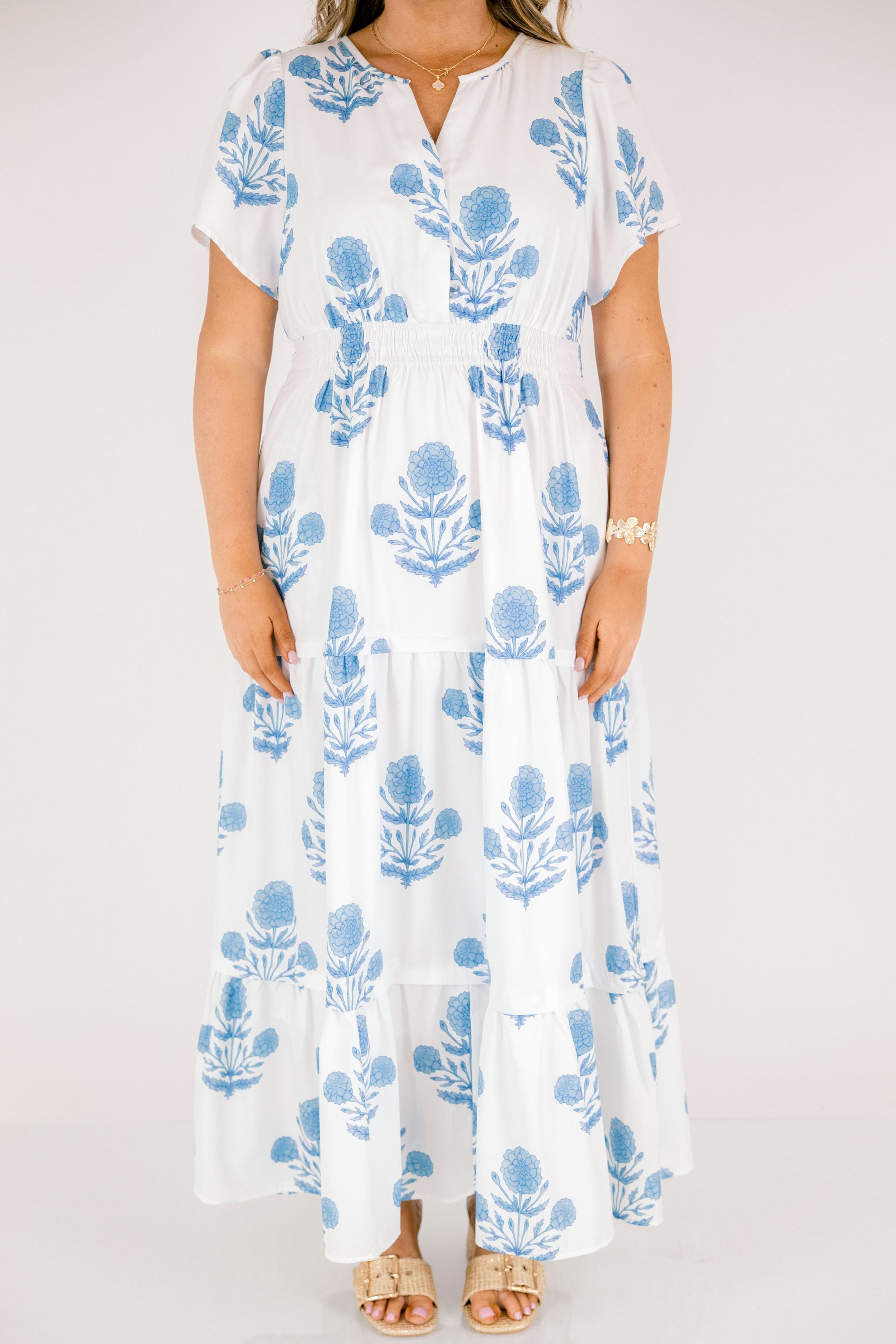 Enchanting Moments Maxi Dress, Blue