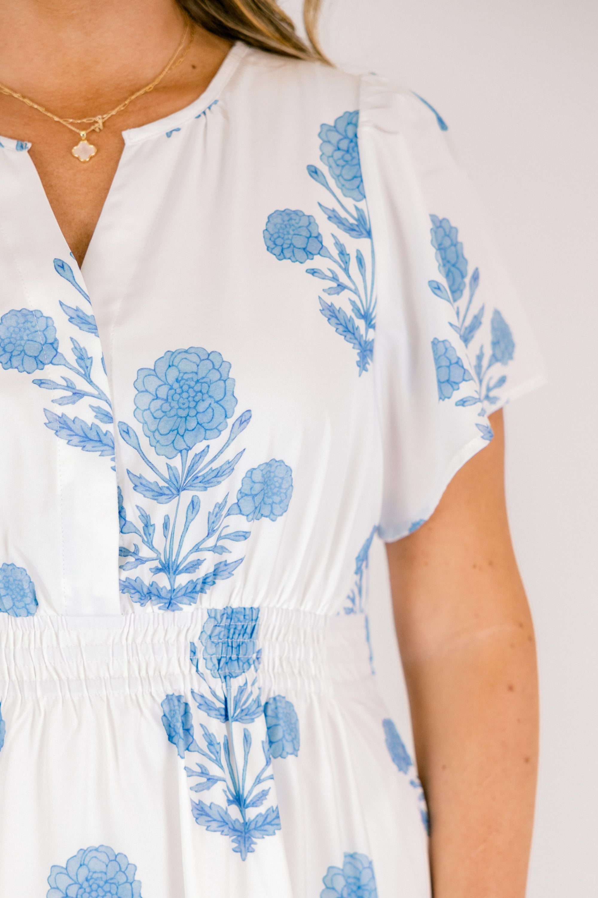 Enchanting Moments Maxi Dress, Blue