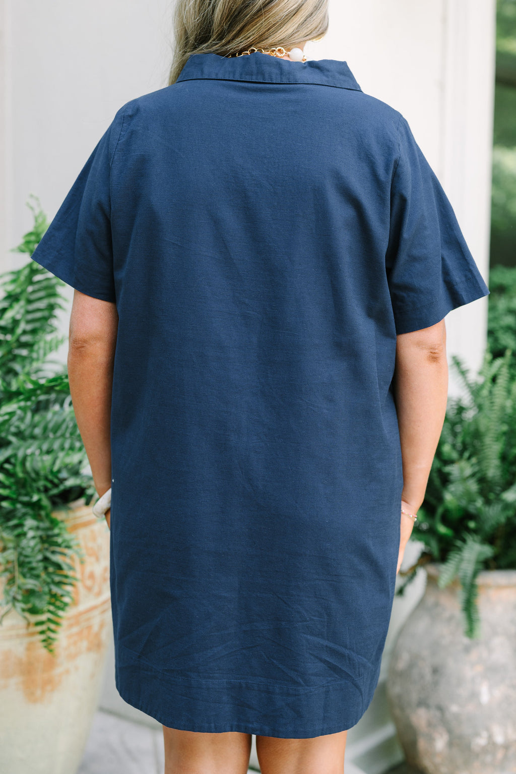 Everything Falls Into Place Dress, Blue