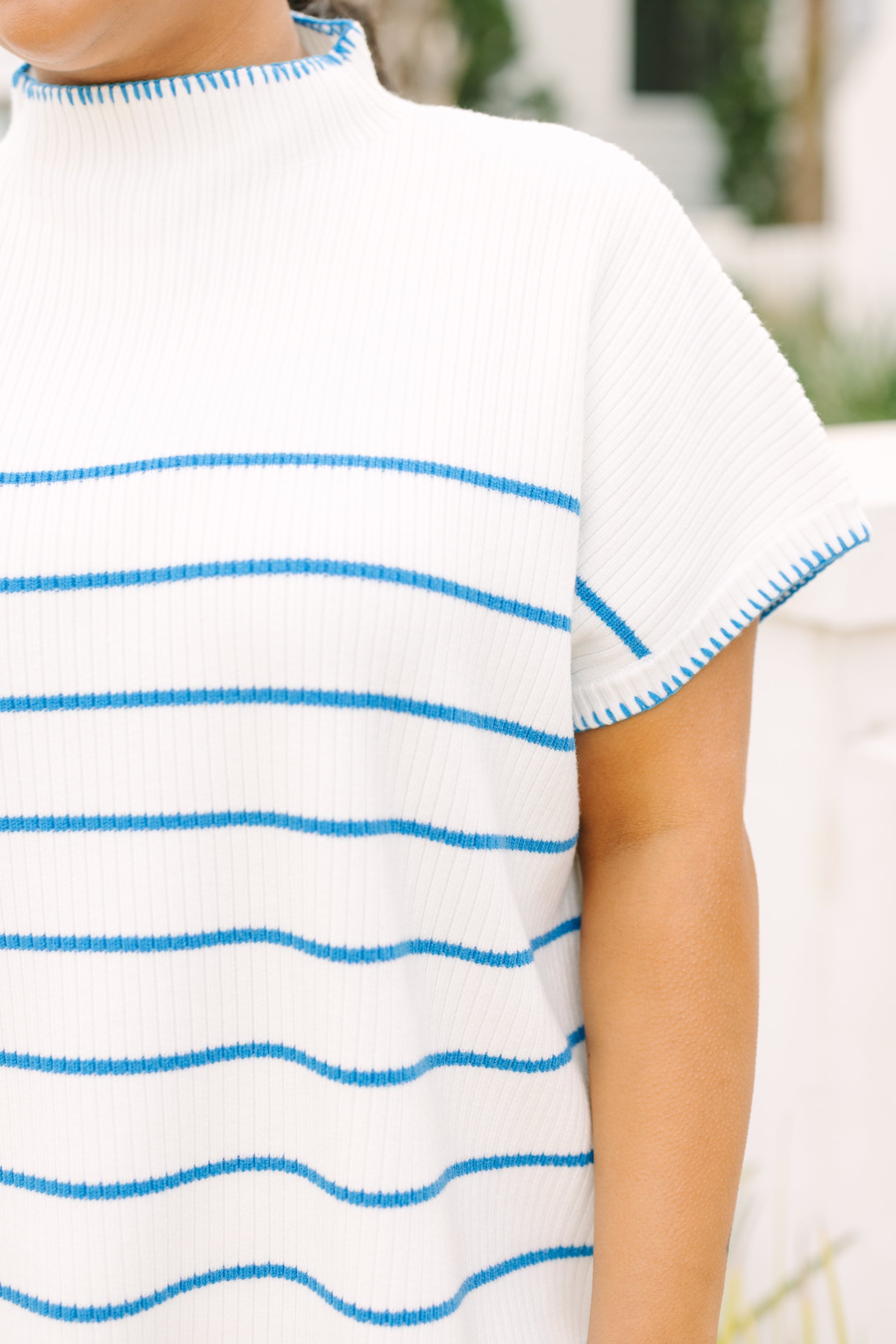 Eyes On You Sweater, White