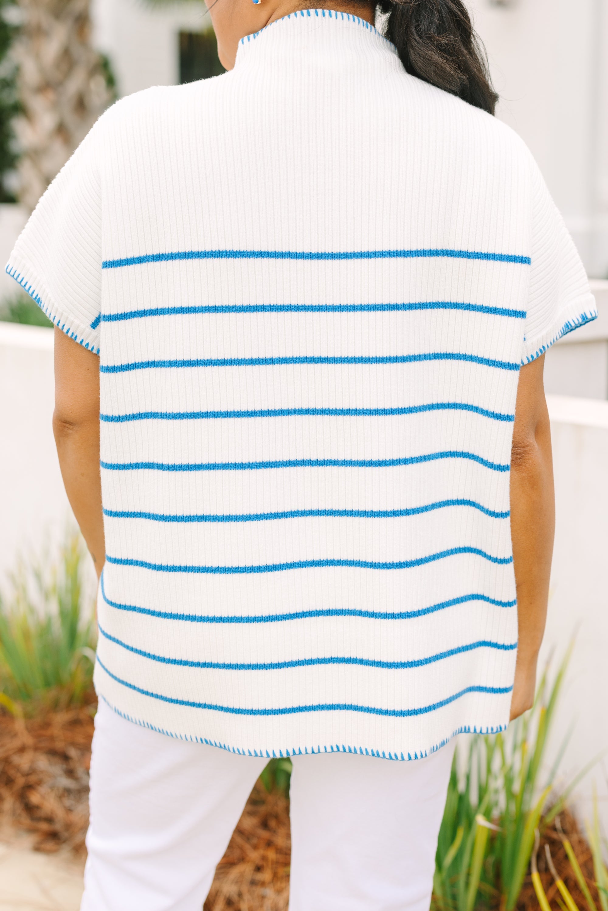 Eyes On You Sweater, White