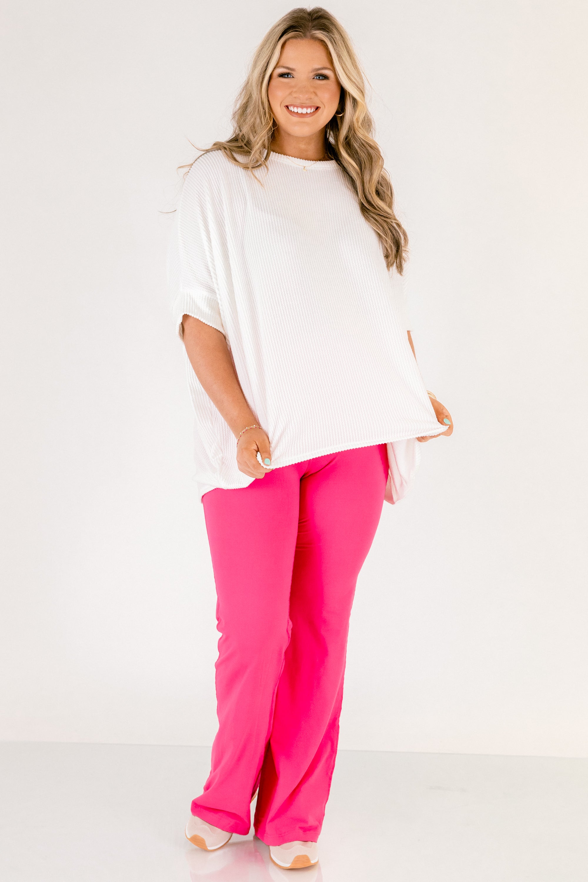 Fast And Flirty Leggings, Hot Pink