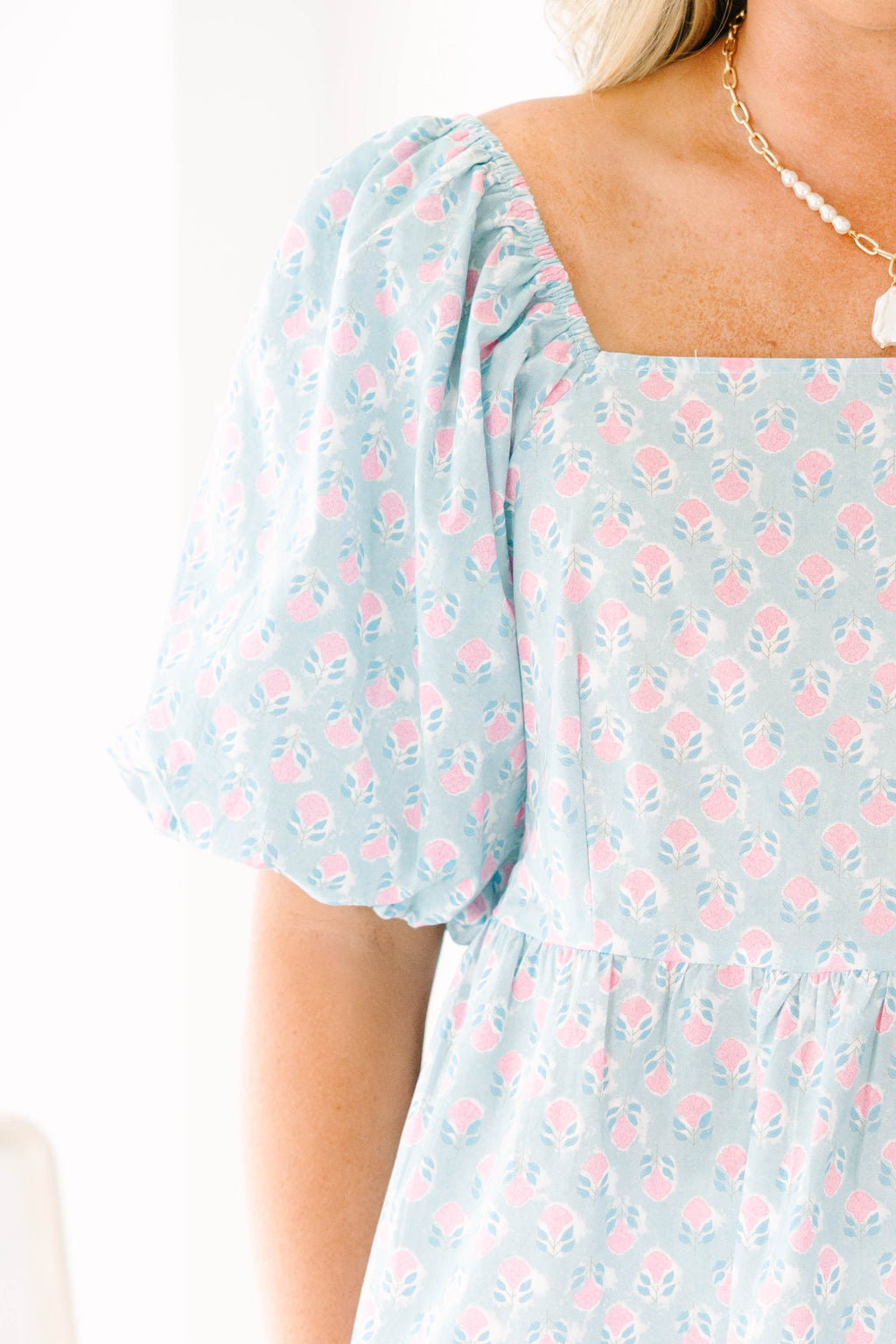 Feel About It Top, Baby Blue