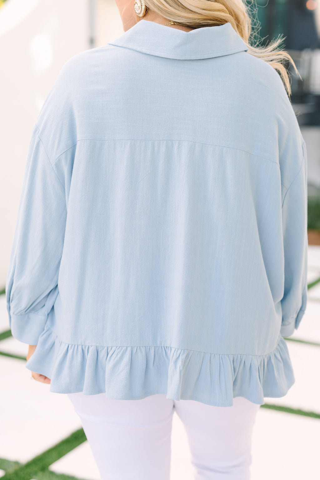 Feel Free Top, Blue