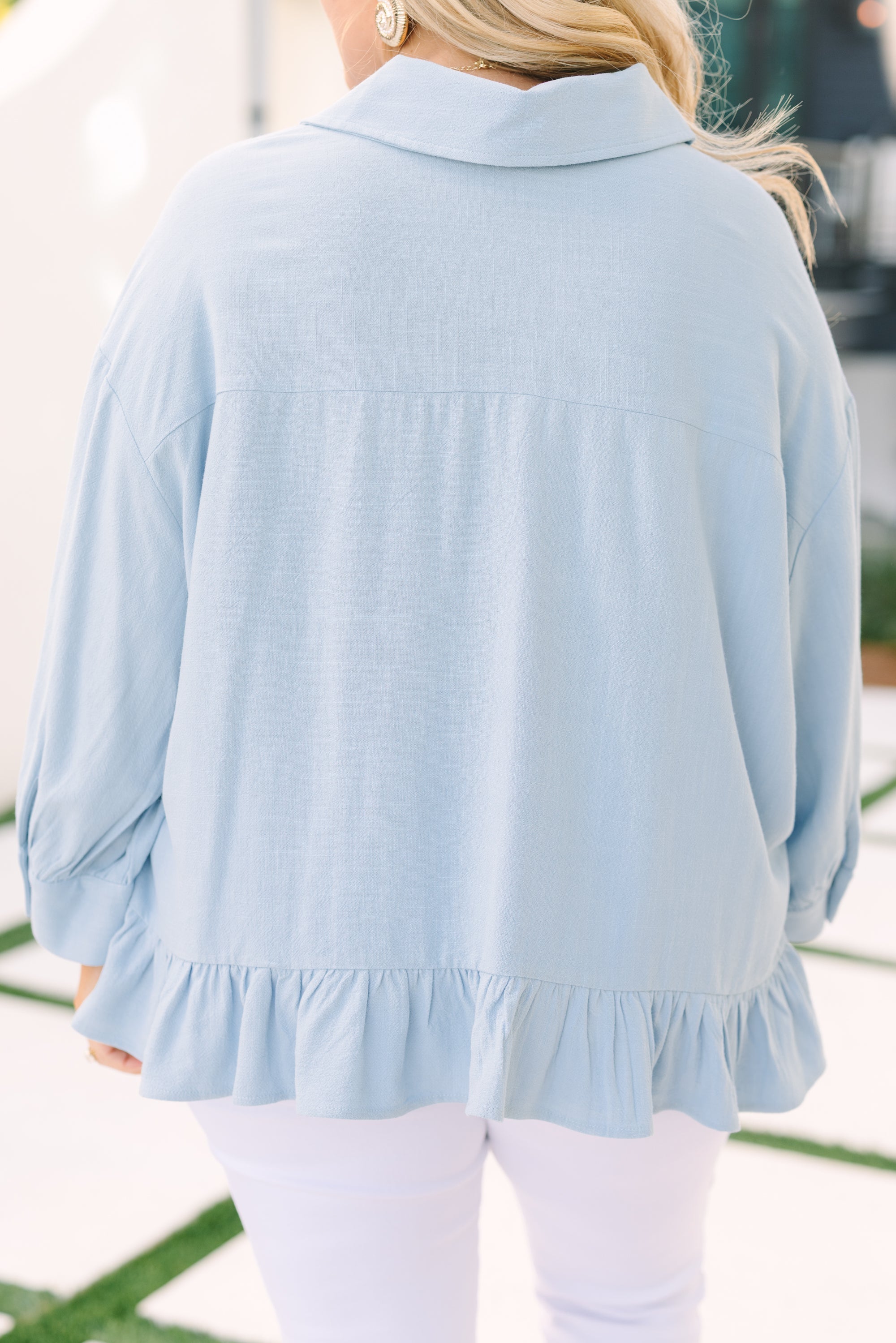 Feel Free Top, Blue