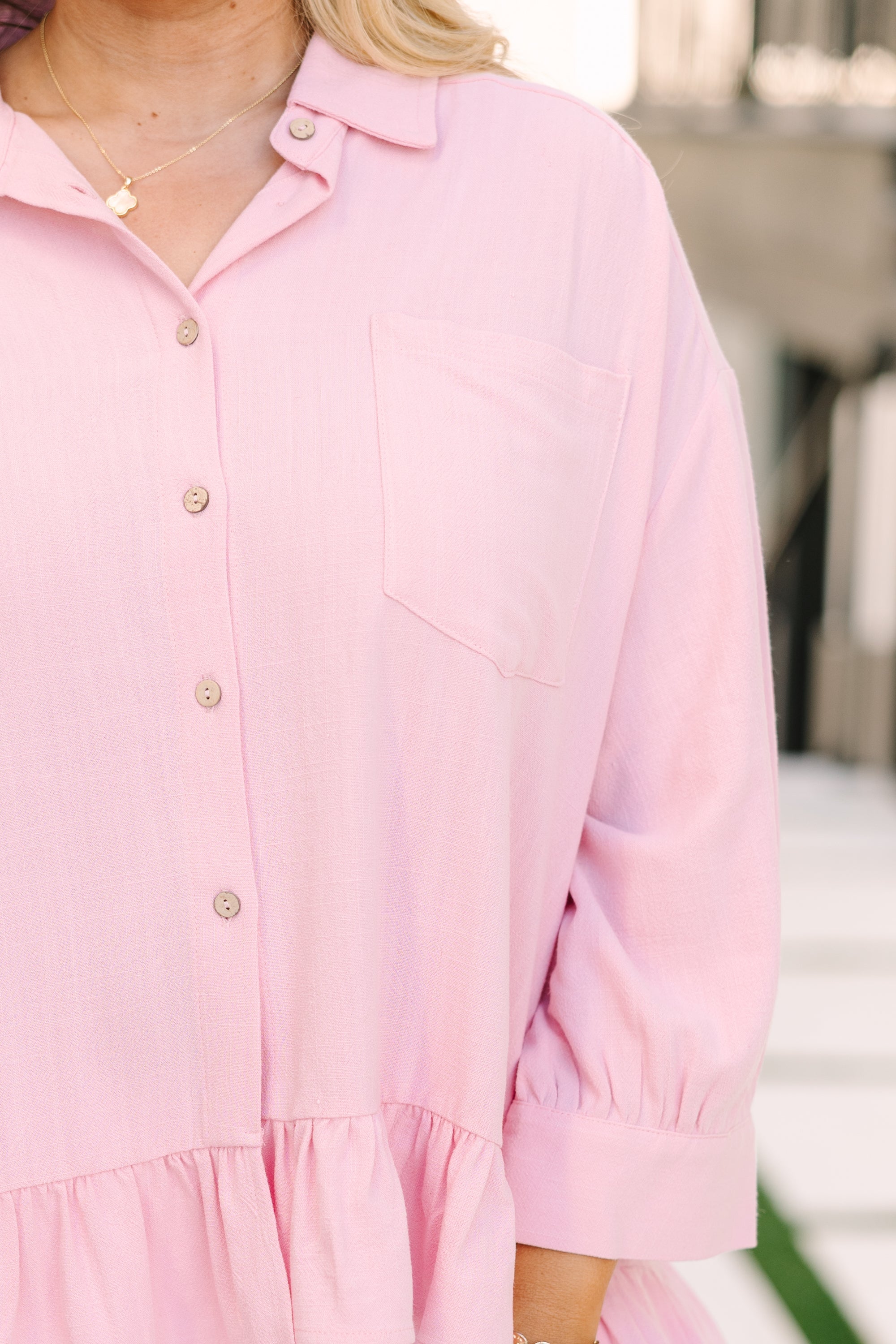 Feel Free Top, Pink