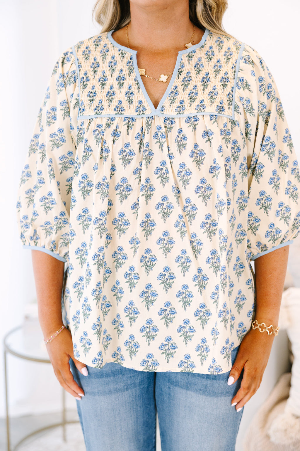 Feeling Free Top, Cream