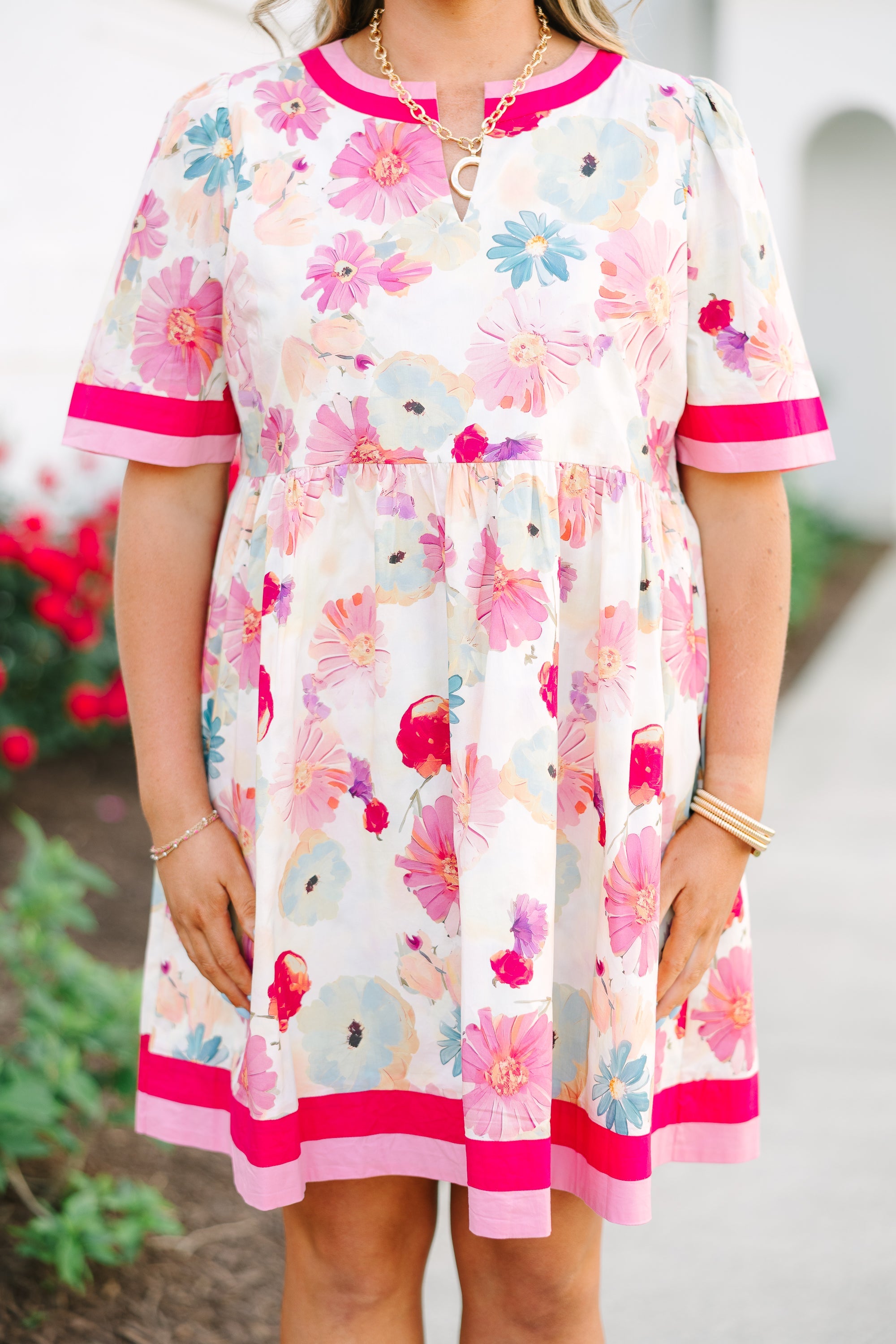 Feelings Still Remain Dress, Pink
