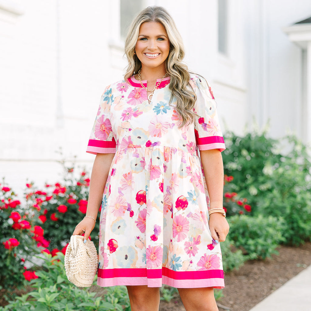 Feelings Still Remain Dress, Pink