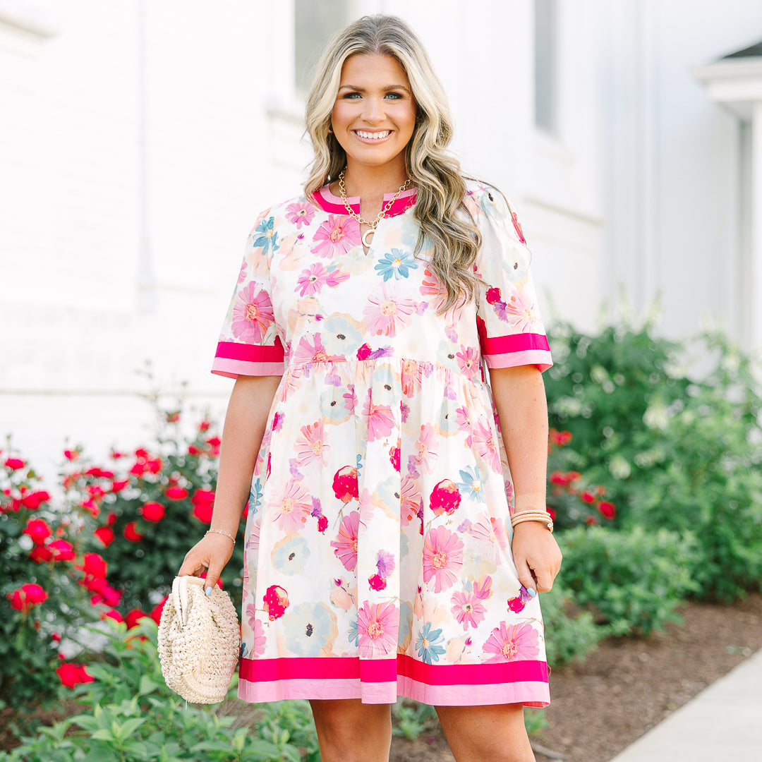 Feelings Still Remain Dress, Pink