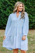 Feels Like Yesterday Dress, Light Blue