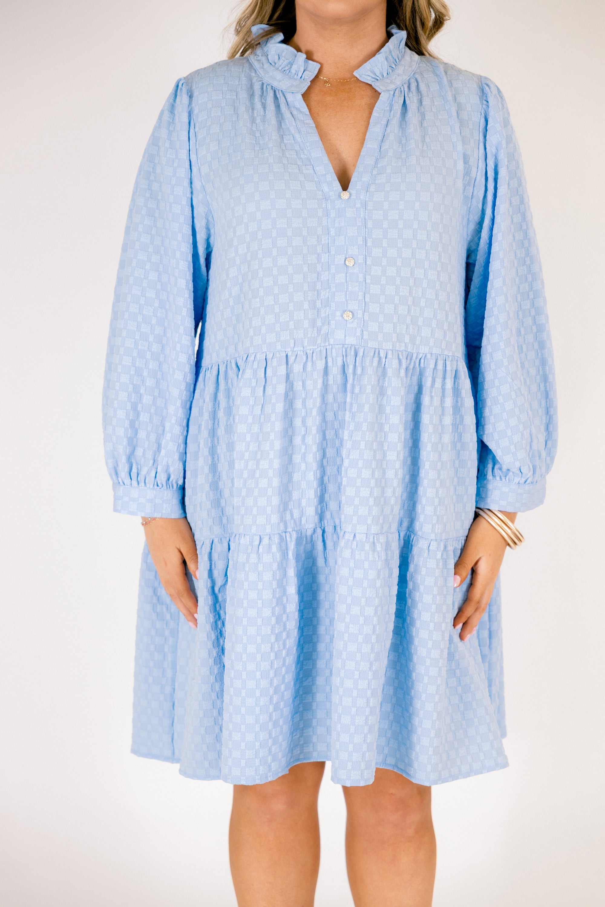 Feels Like Yesterday Dress, Light Blue