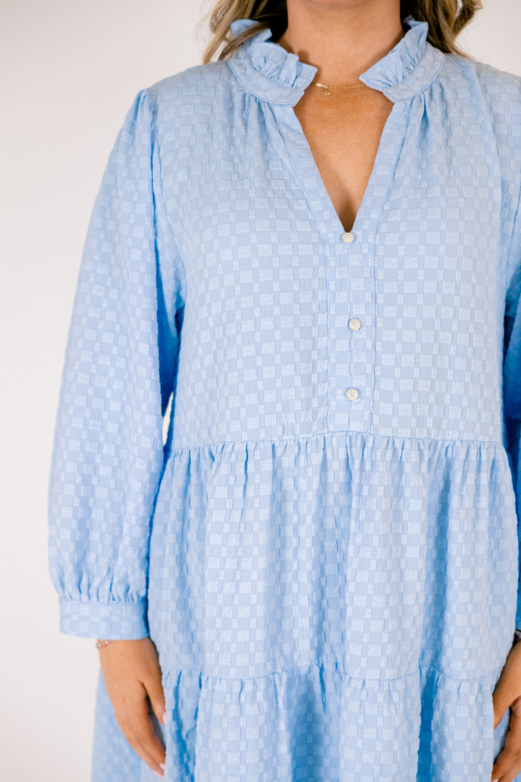 Feels Like Yesterday Dress, Light Blue