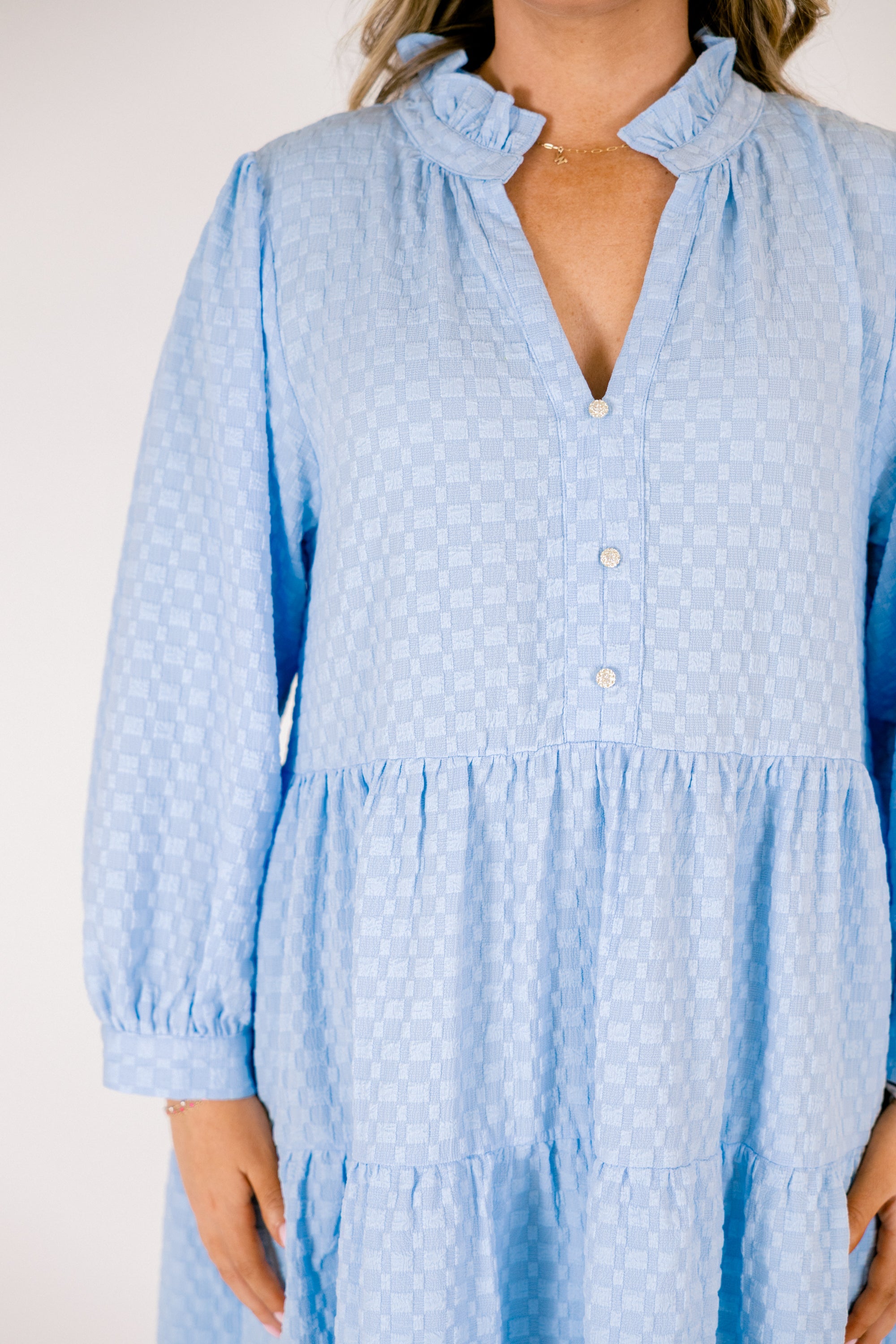 Feels Like Yesterday Dress, Light Blue