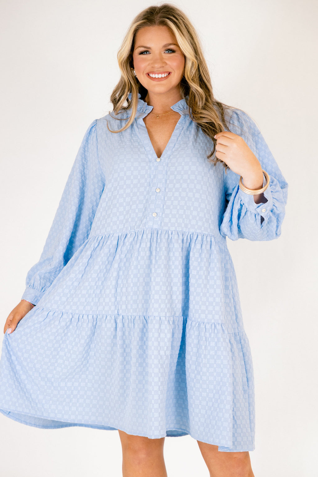 Feels Like Yesterday Dress, Light Blue