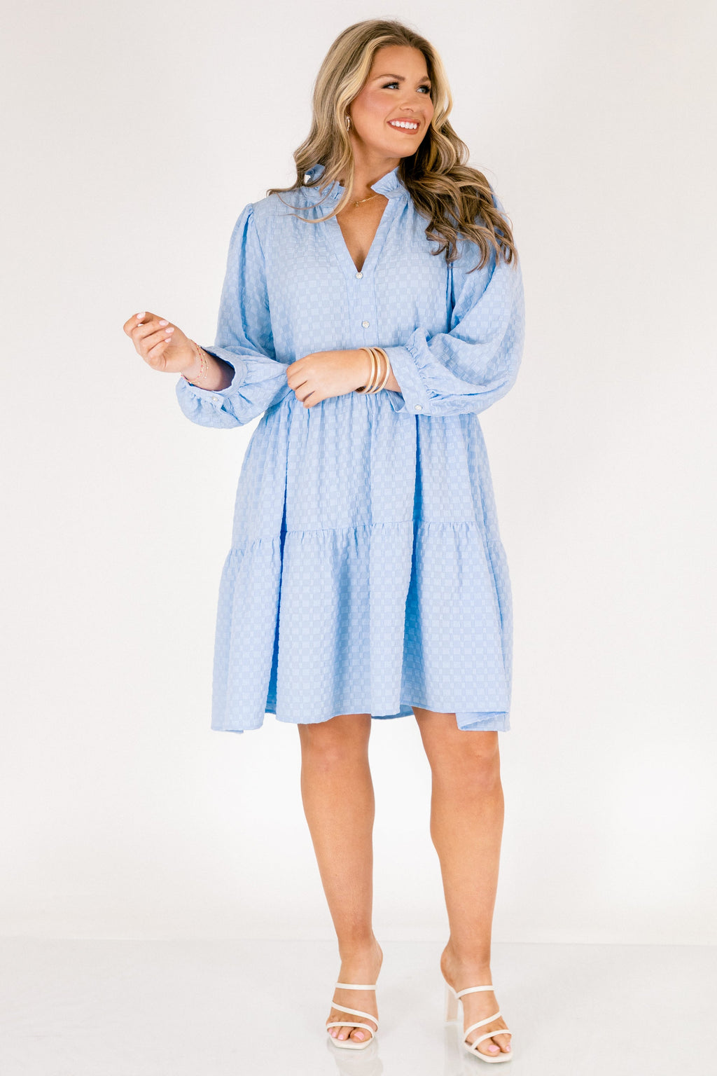 Feels Like Yesterday Dress, Light Blue