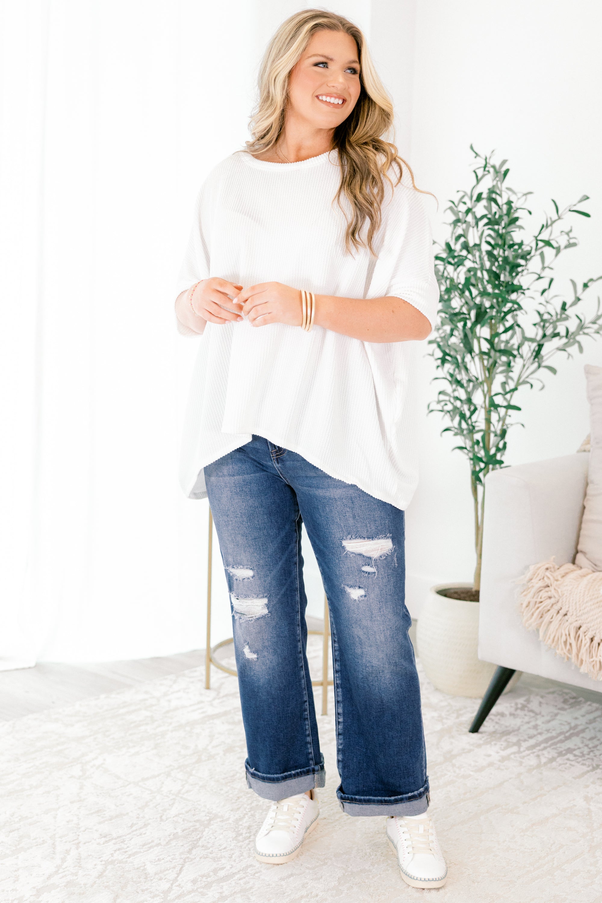 Filled With Wonder Jeans, Dark Wash