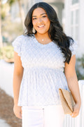 Finer Things Top, Blue