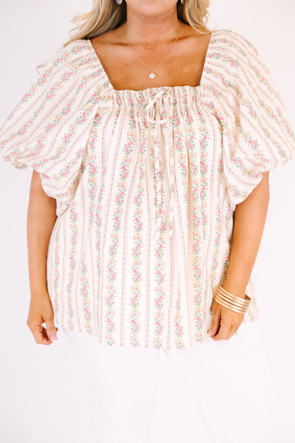 First Bloom Top, Ivory