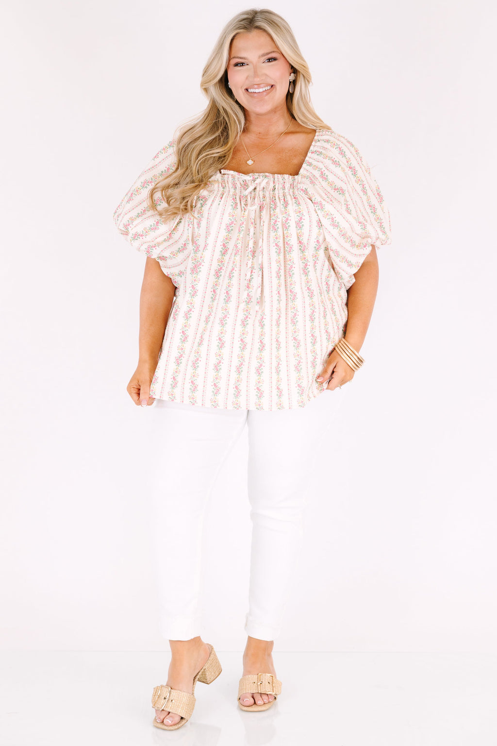 First Bloom Top, Ivory