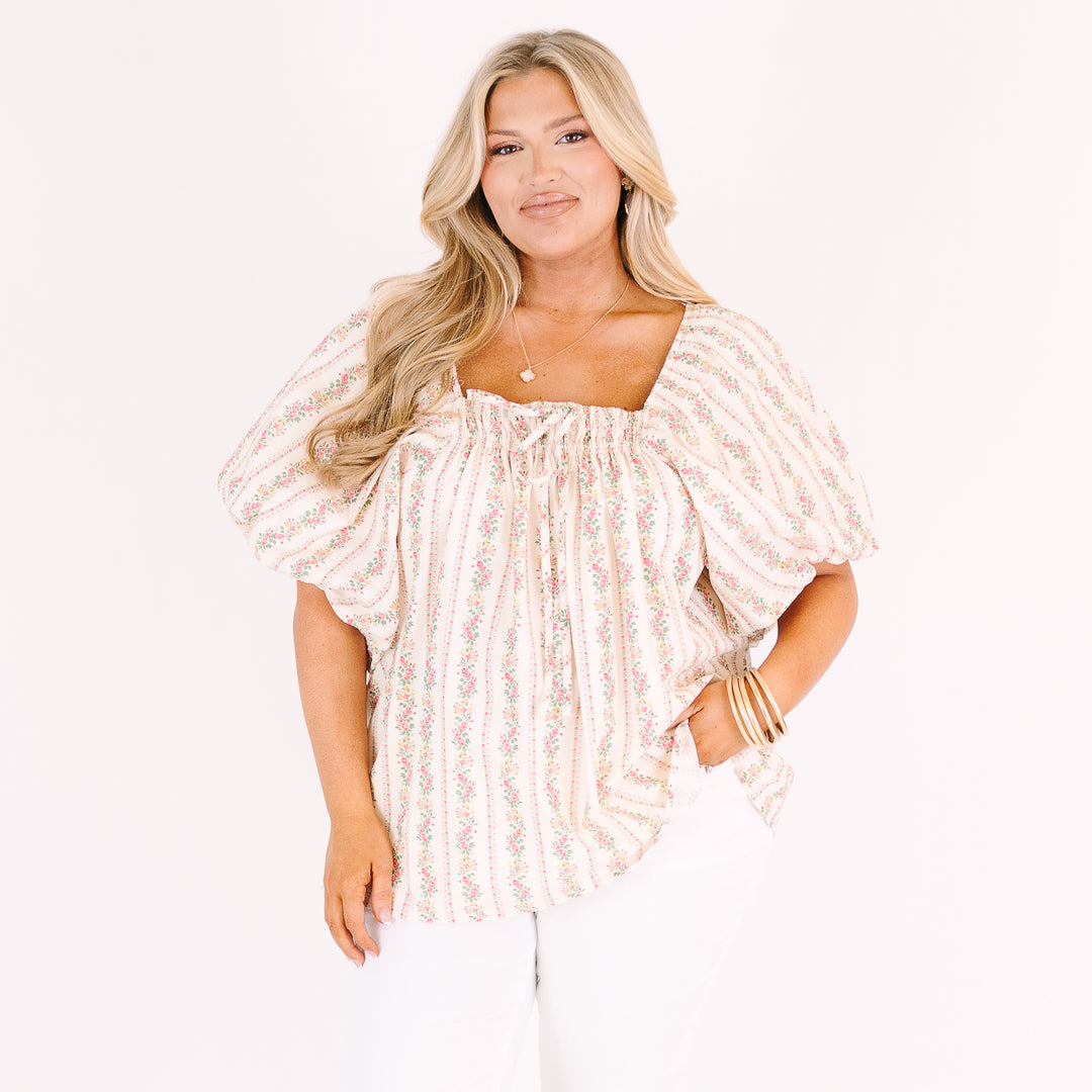 First Bloom Top, Ivory