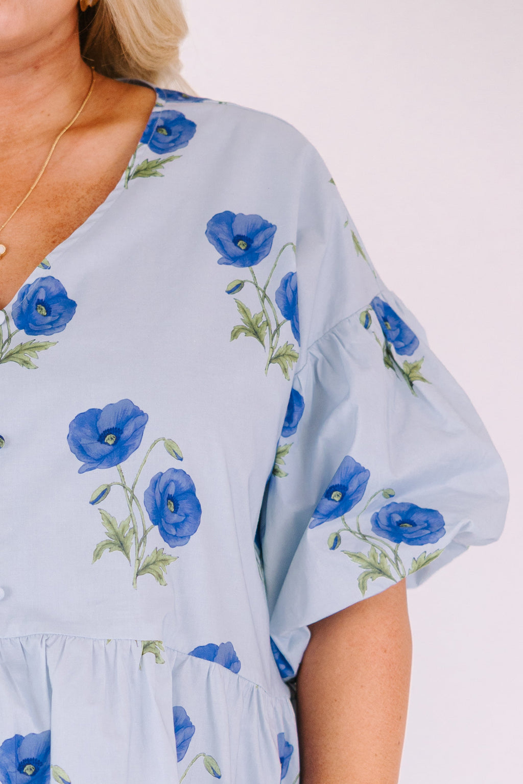First Glance Top, Blue