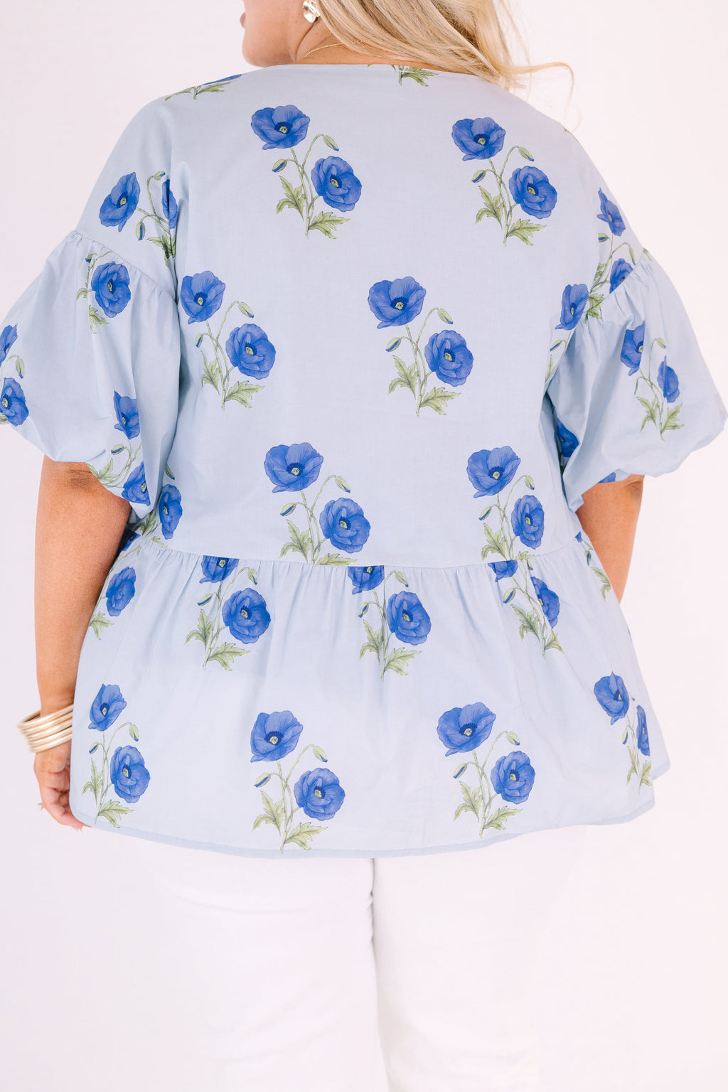 First Glance Top, Blue