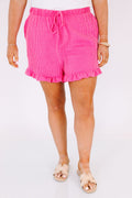 Floating On Air Shorts, Hot Pink