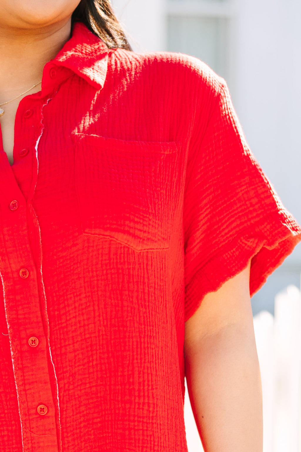 Float In The Wind Dress, Red