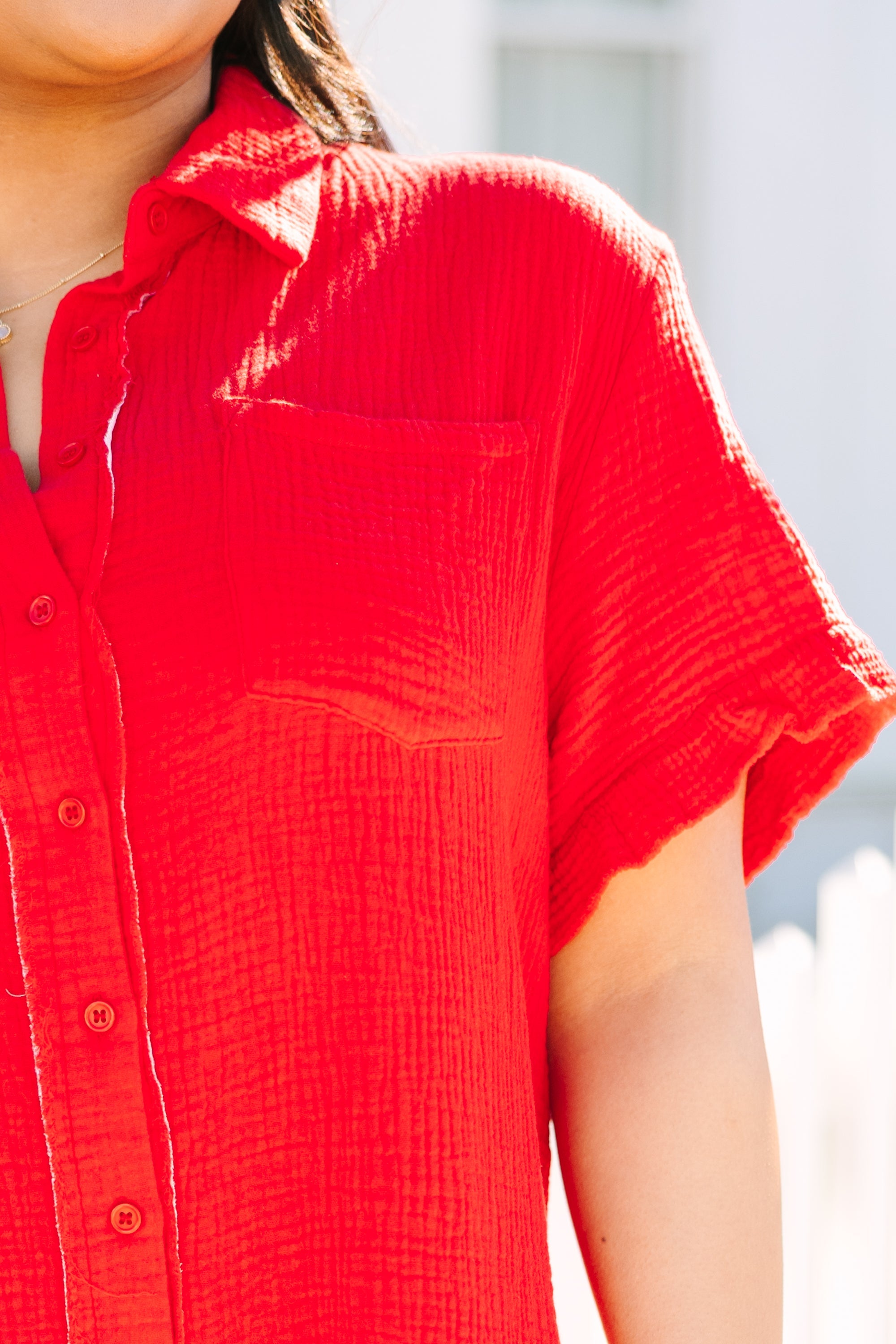Float In The Wind Dress, Red