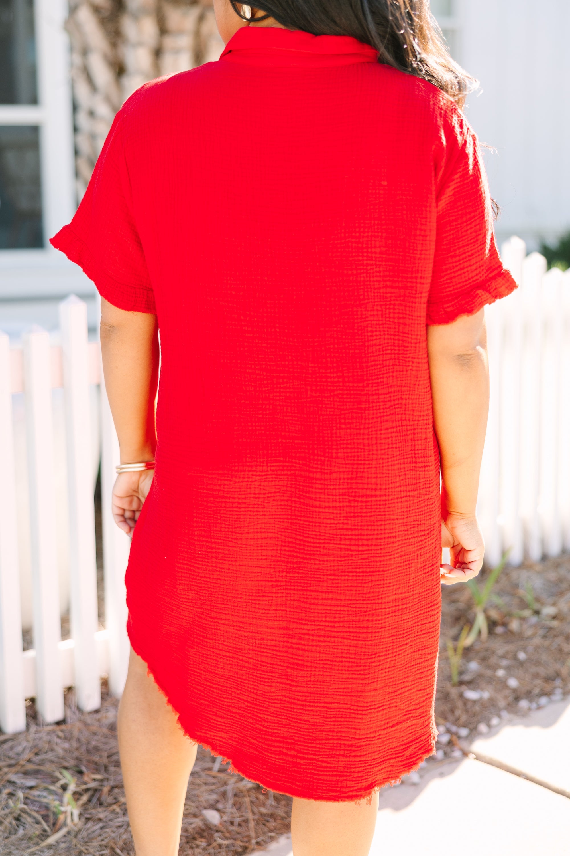 Float In The Wind Dress, Red