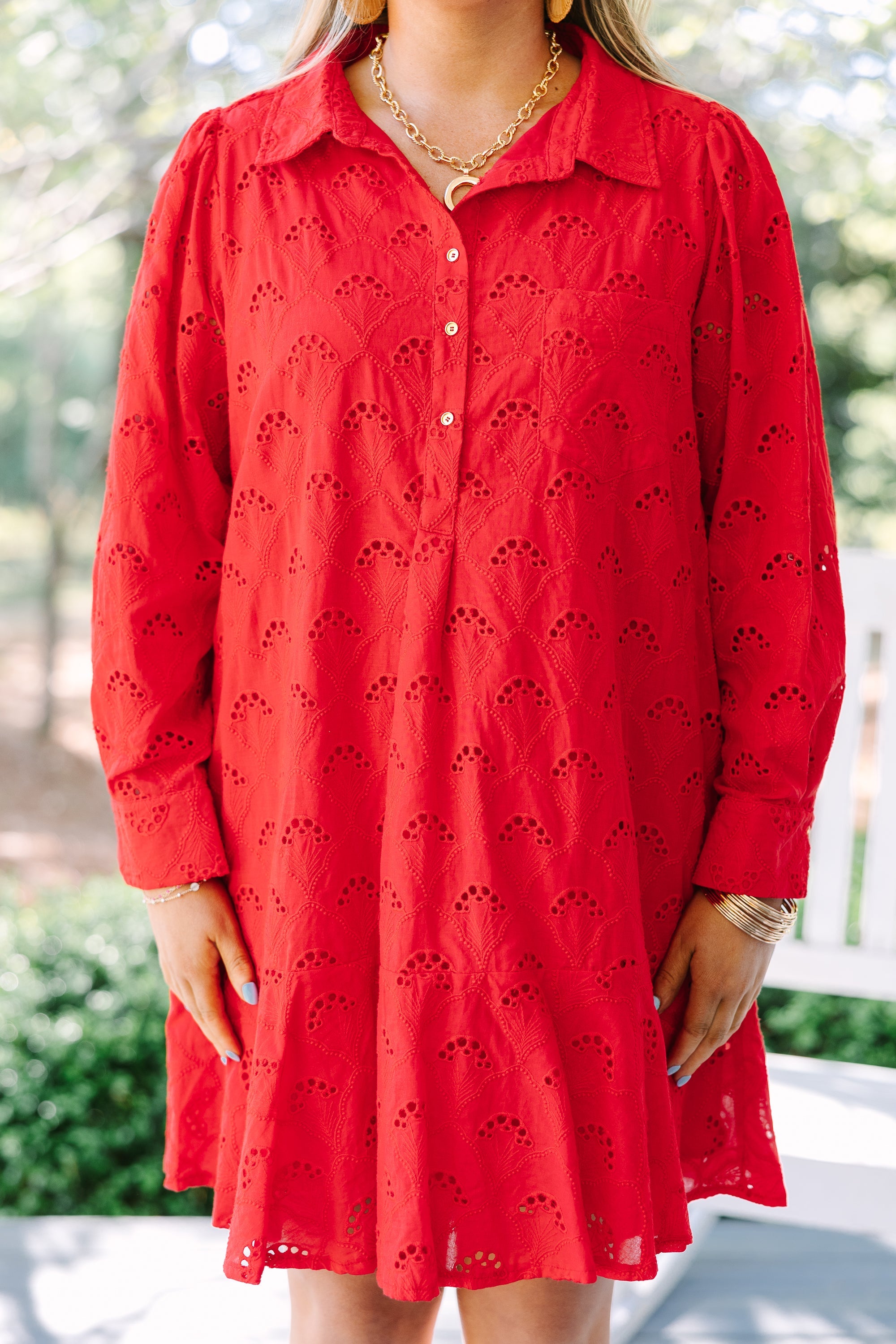 Forced To Let You Go Dress, Red