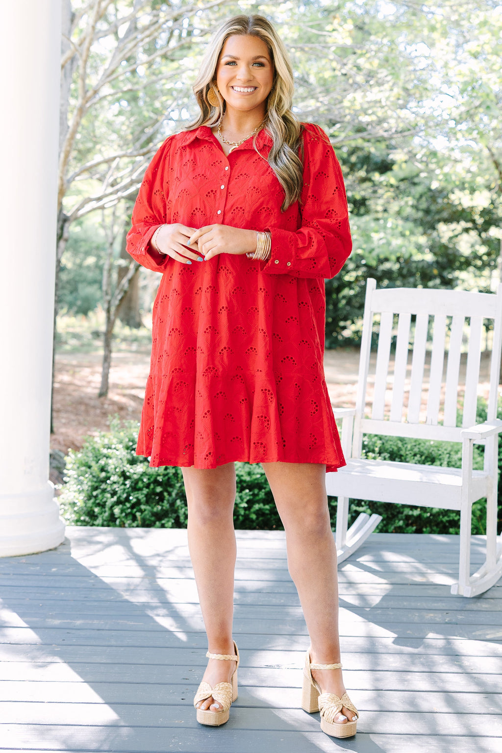 Forced To Let You Go Dress, Red