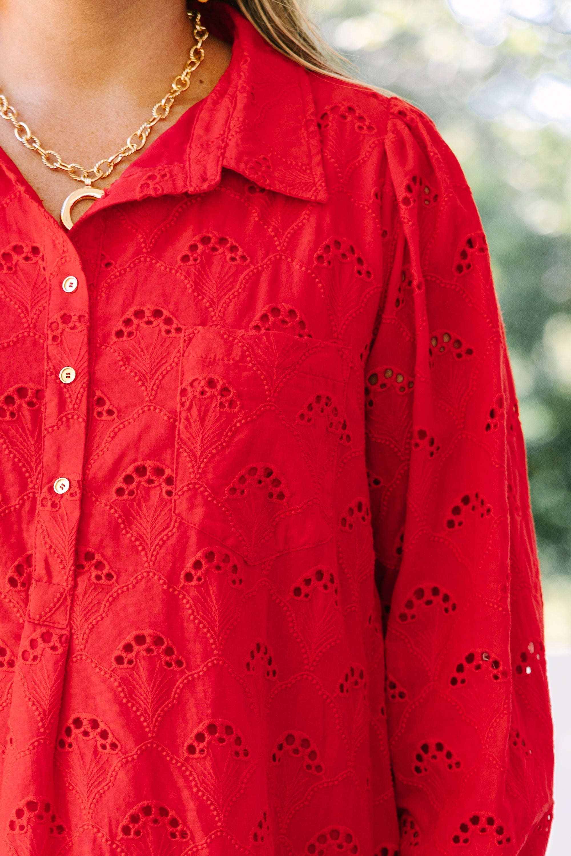 Forced To Let You Go Dress, Red