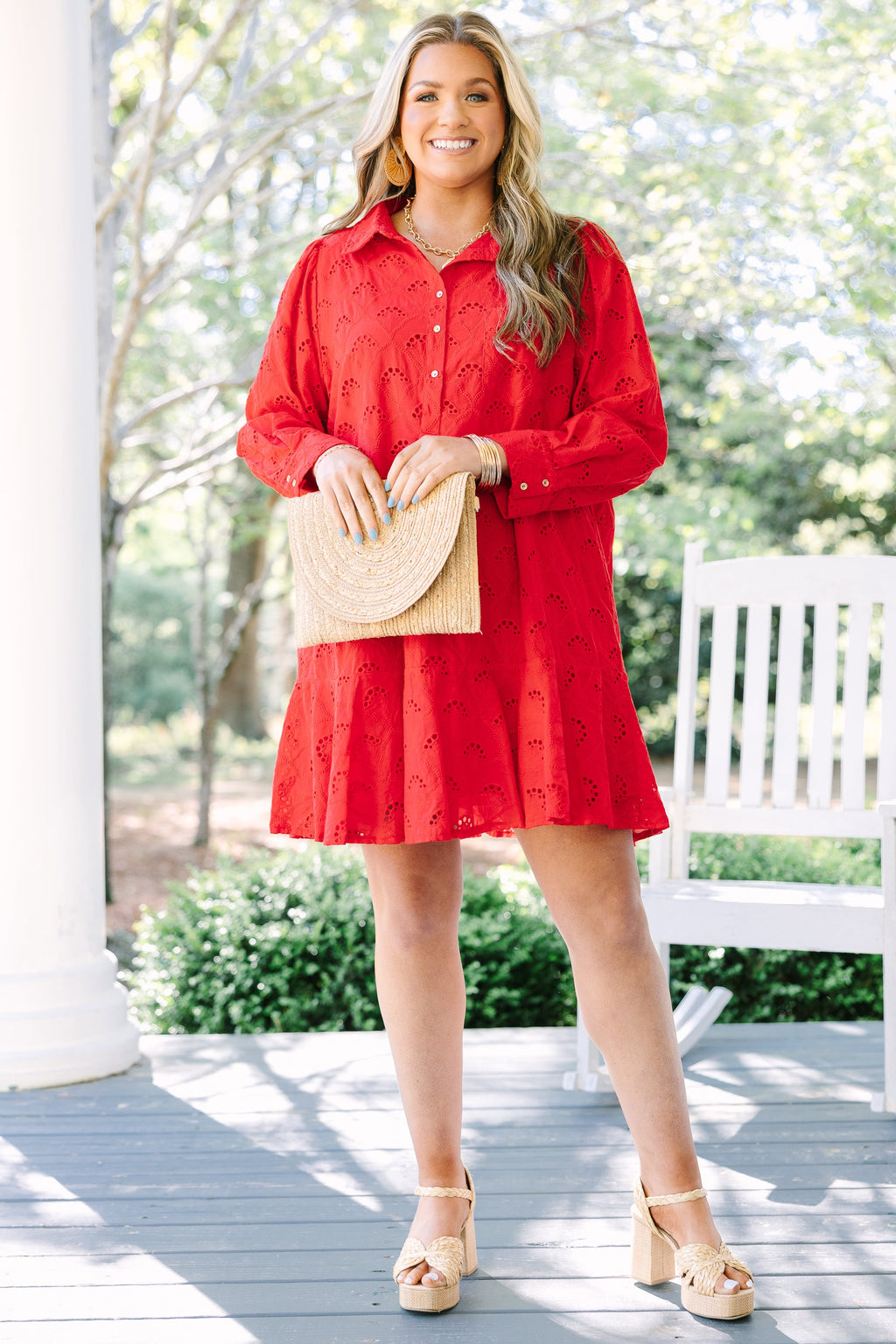 Forced To Let You Go Dress, Red