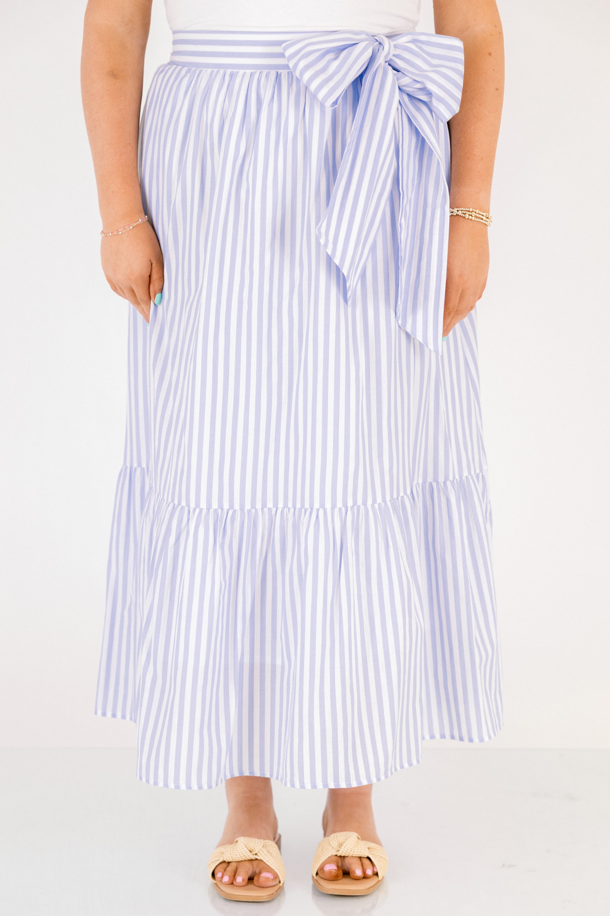 For Certain Skirt, Blue Stripe