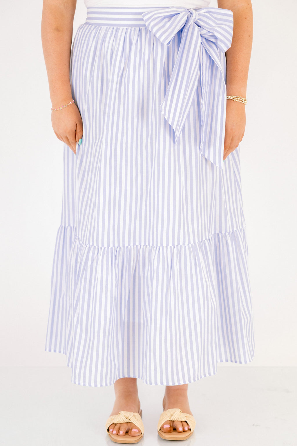 For Certain Skirt, Blue Stripe