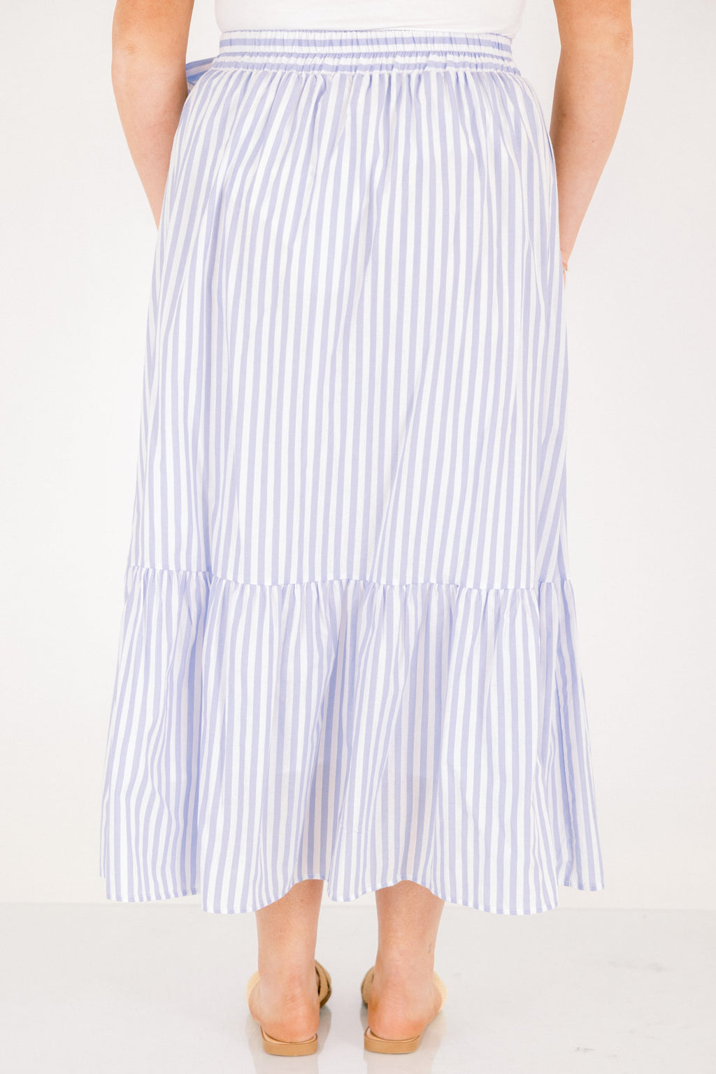 For Certain Skirt, Blue Stripe