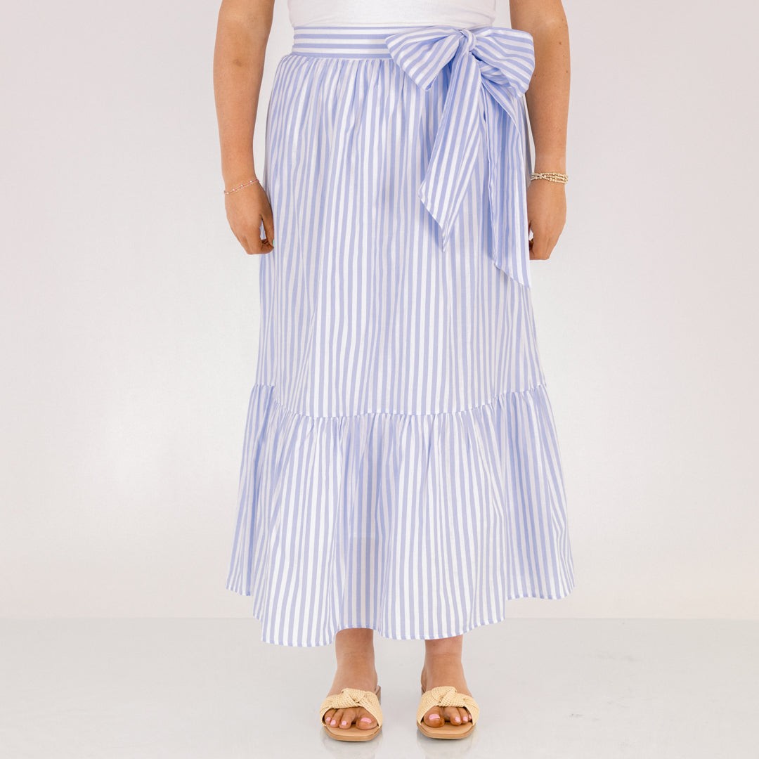 For Certain Skirt, Blue Stripe
