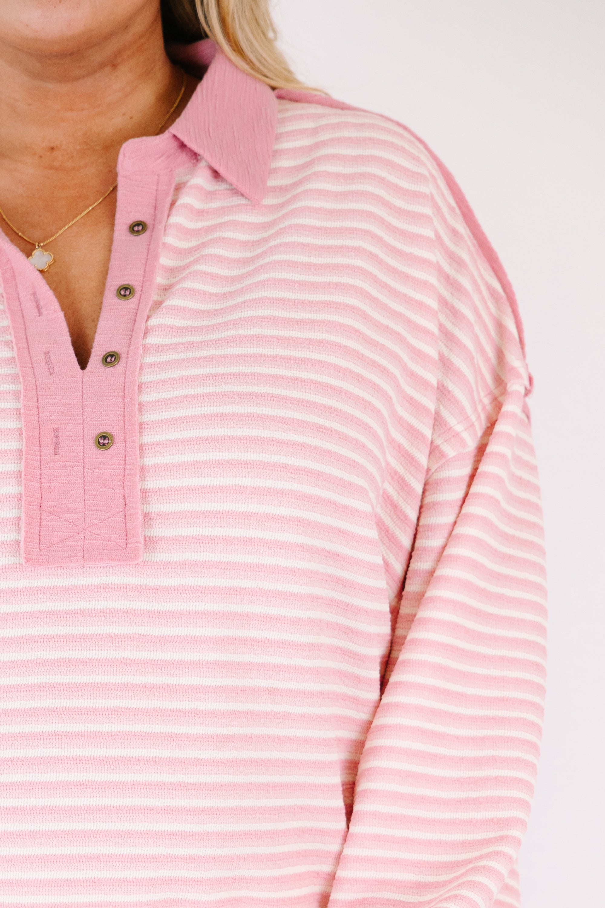 Forever Charming Pullover, Pink