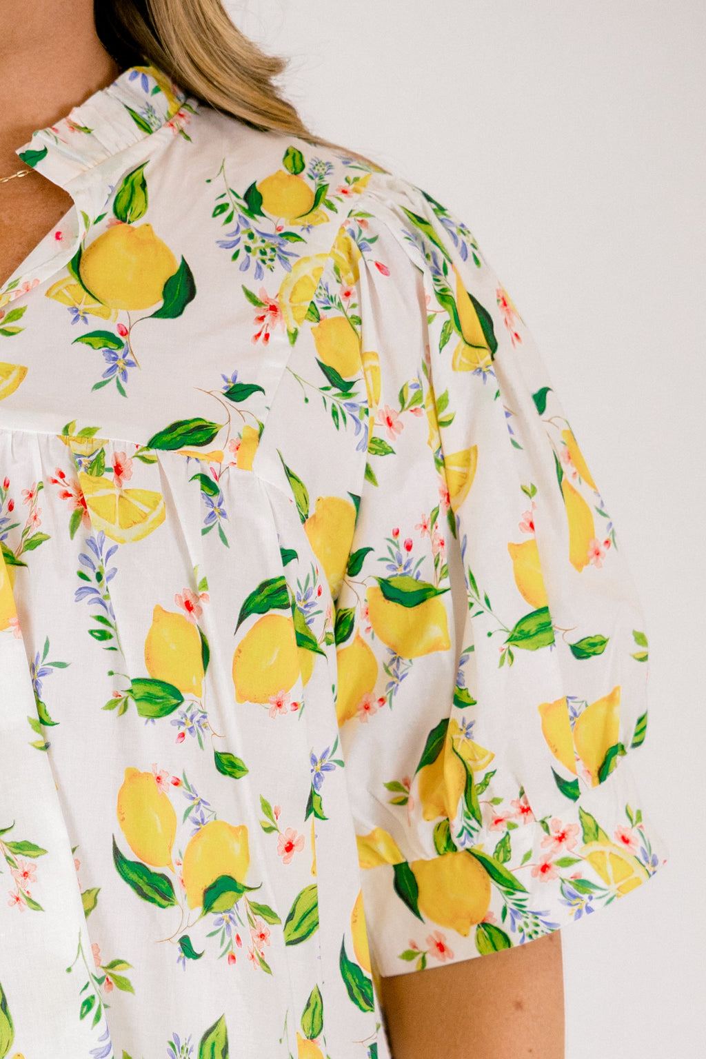 Forever Charming Top, Citrus Yellow