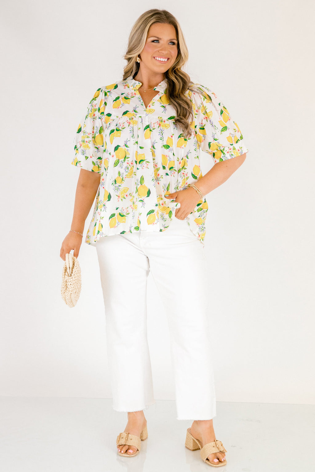 Forever Charming Top, Citrus Yellow