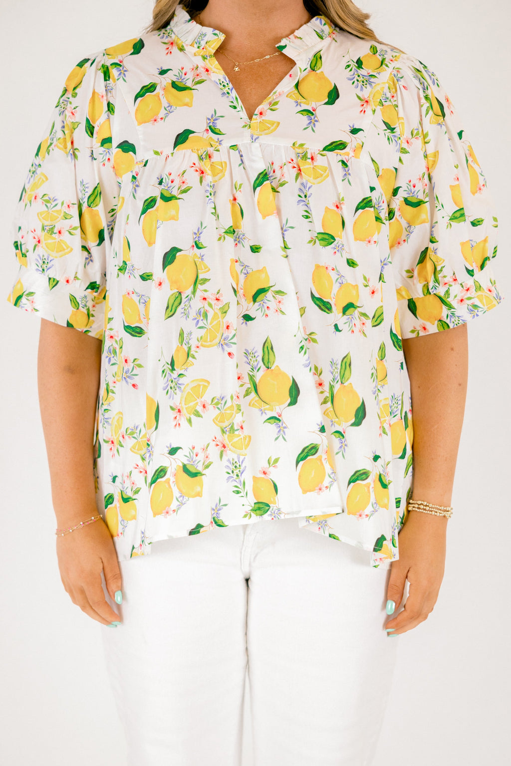 Forever Charming Top, Citrus Yellow