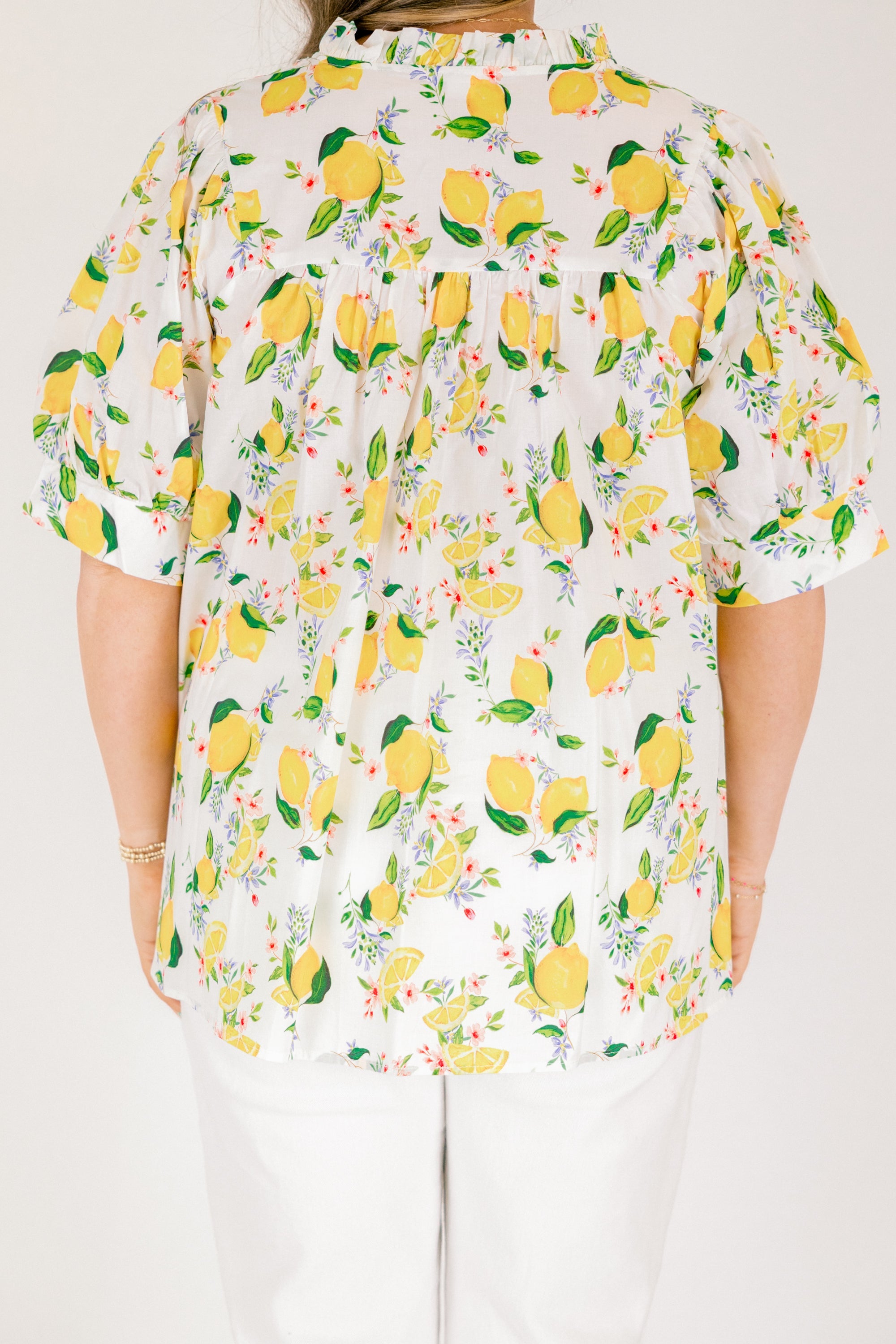 Forever Charming Top, Citrus Yellow