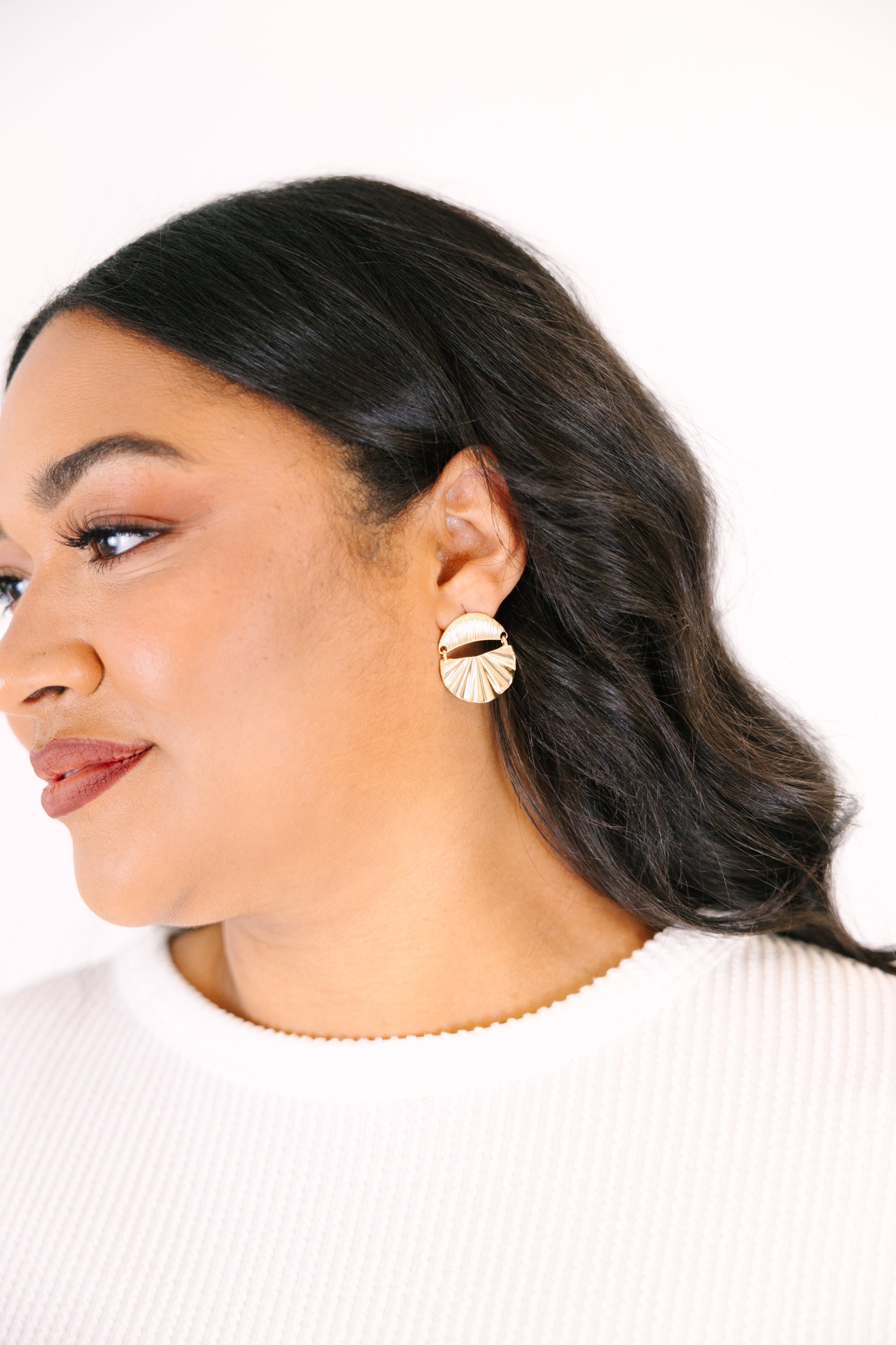 Found At Last Earrings, Gold