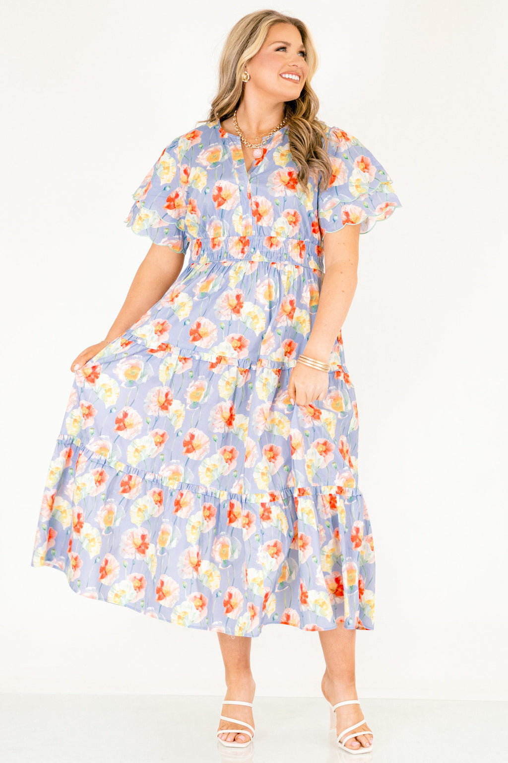 Free To Be Dress, Dusty Floral